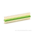 Conector de clavija de 2,0 mm, fila doble, recto, 38 p
